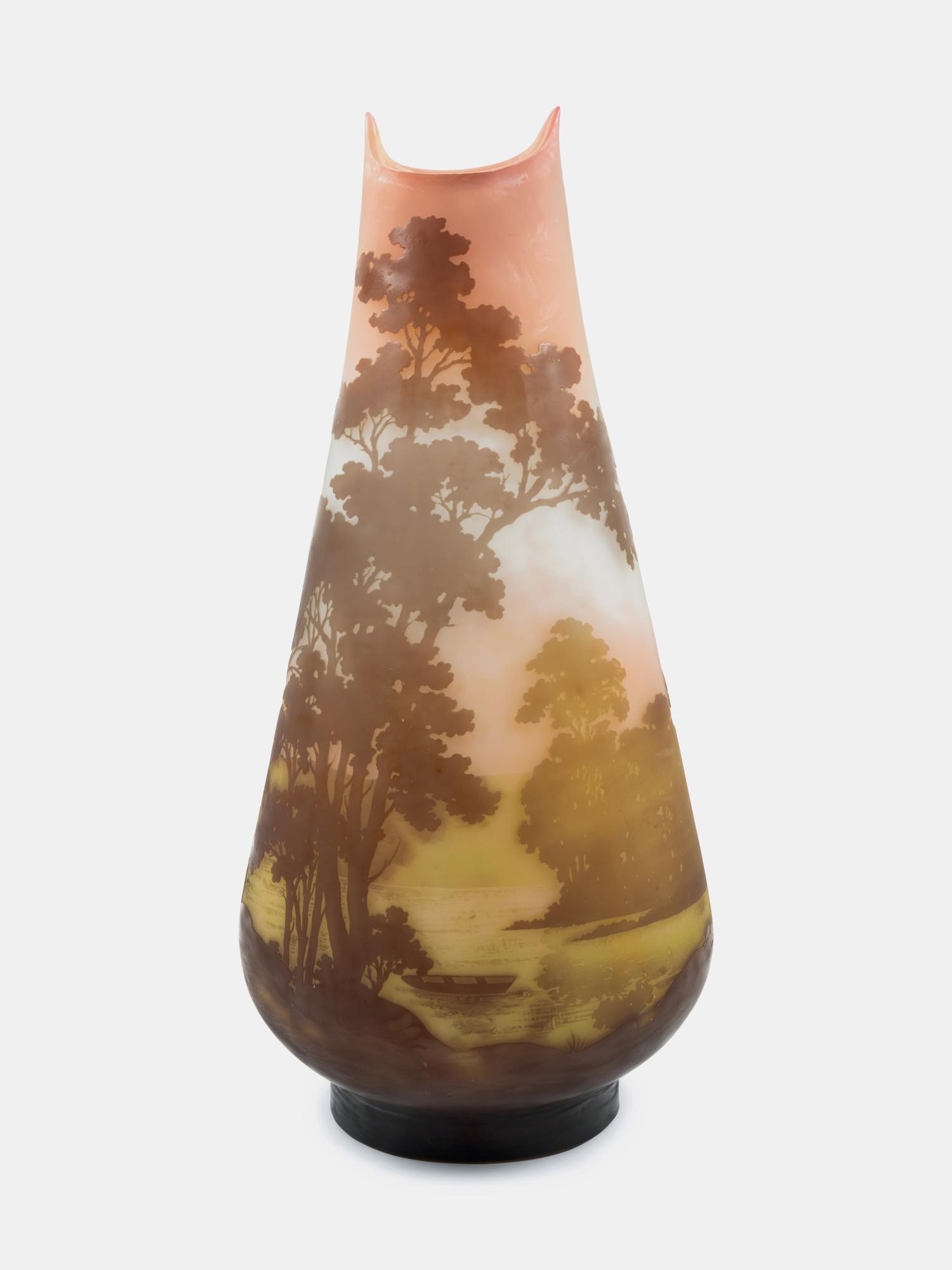Monumental Landscape Vase