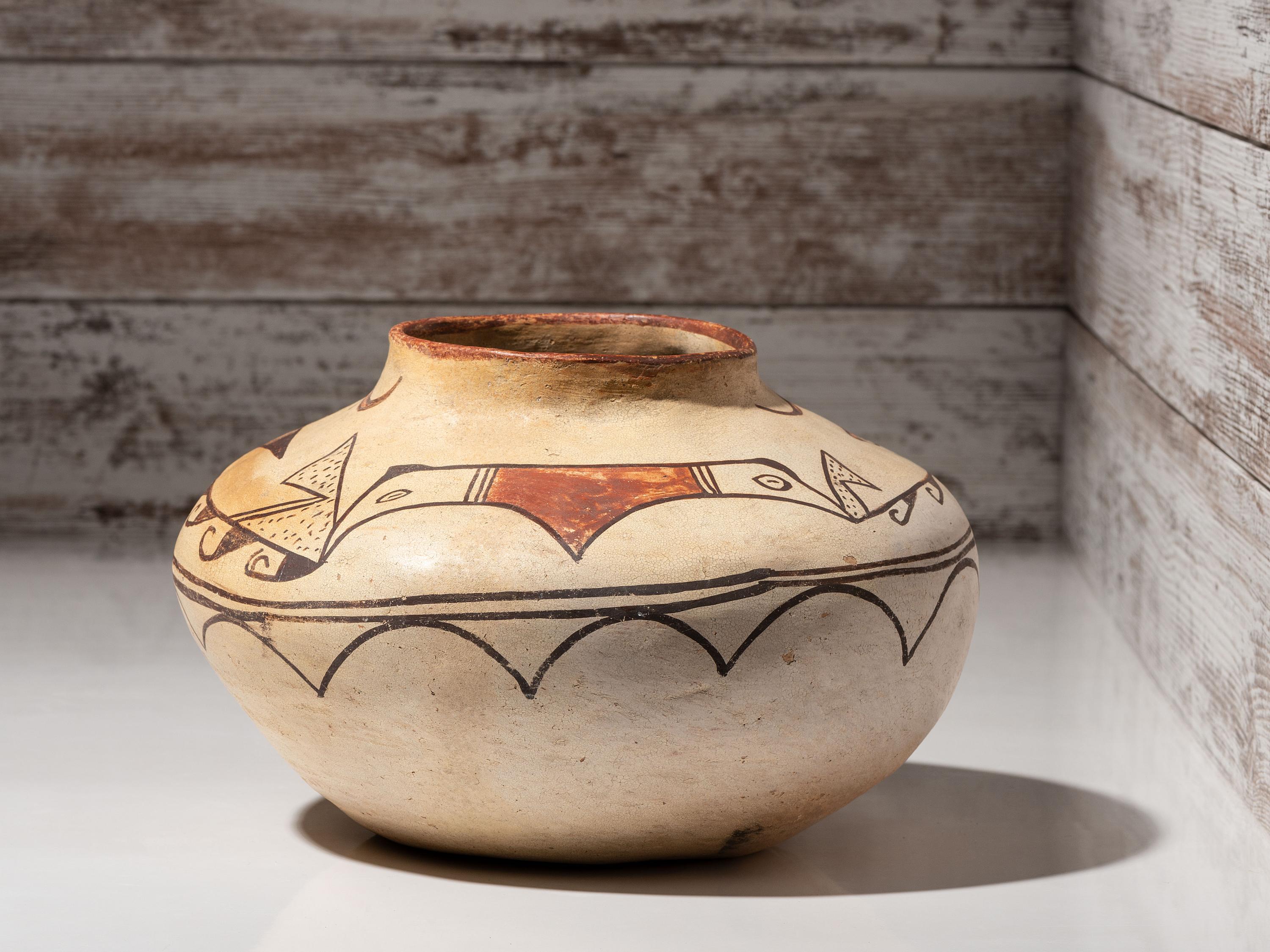 Polacca Polychrome Pottery Jar