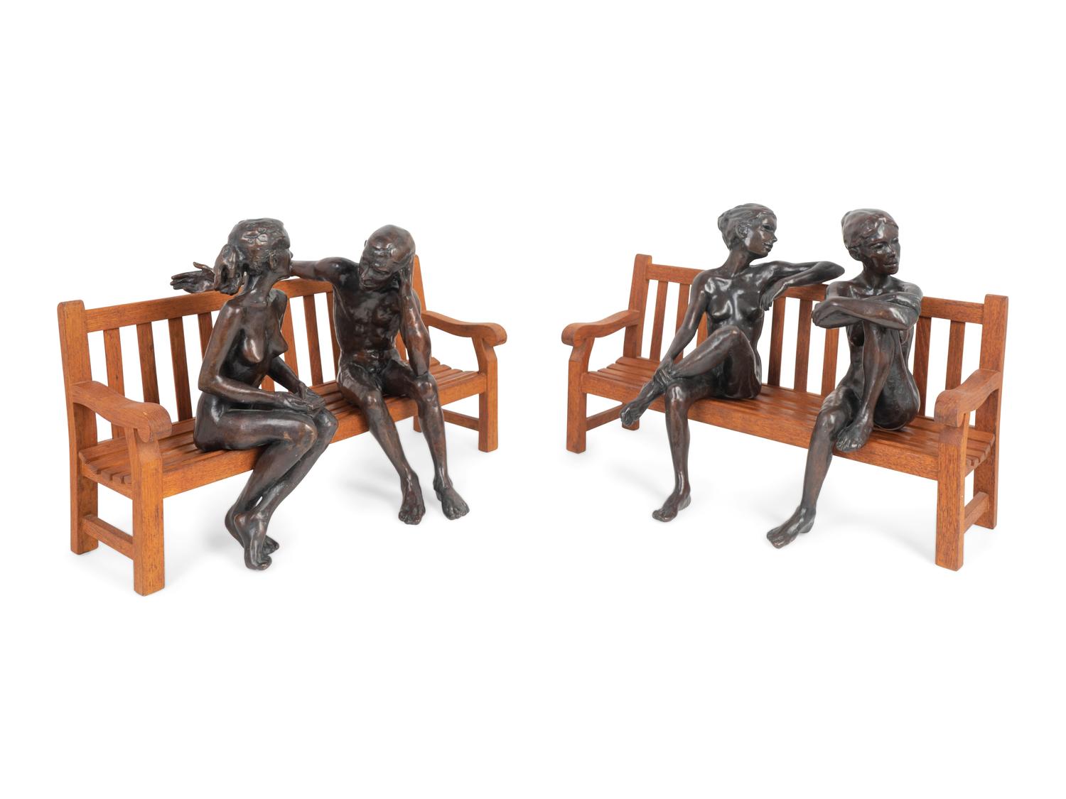 Untitled (Figures On a Bench)