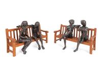 Untitled (Figures On a Bench)