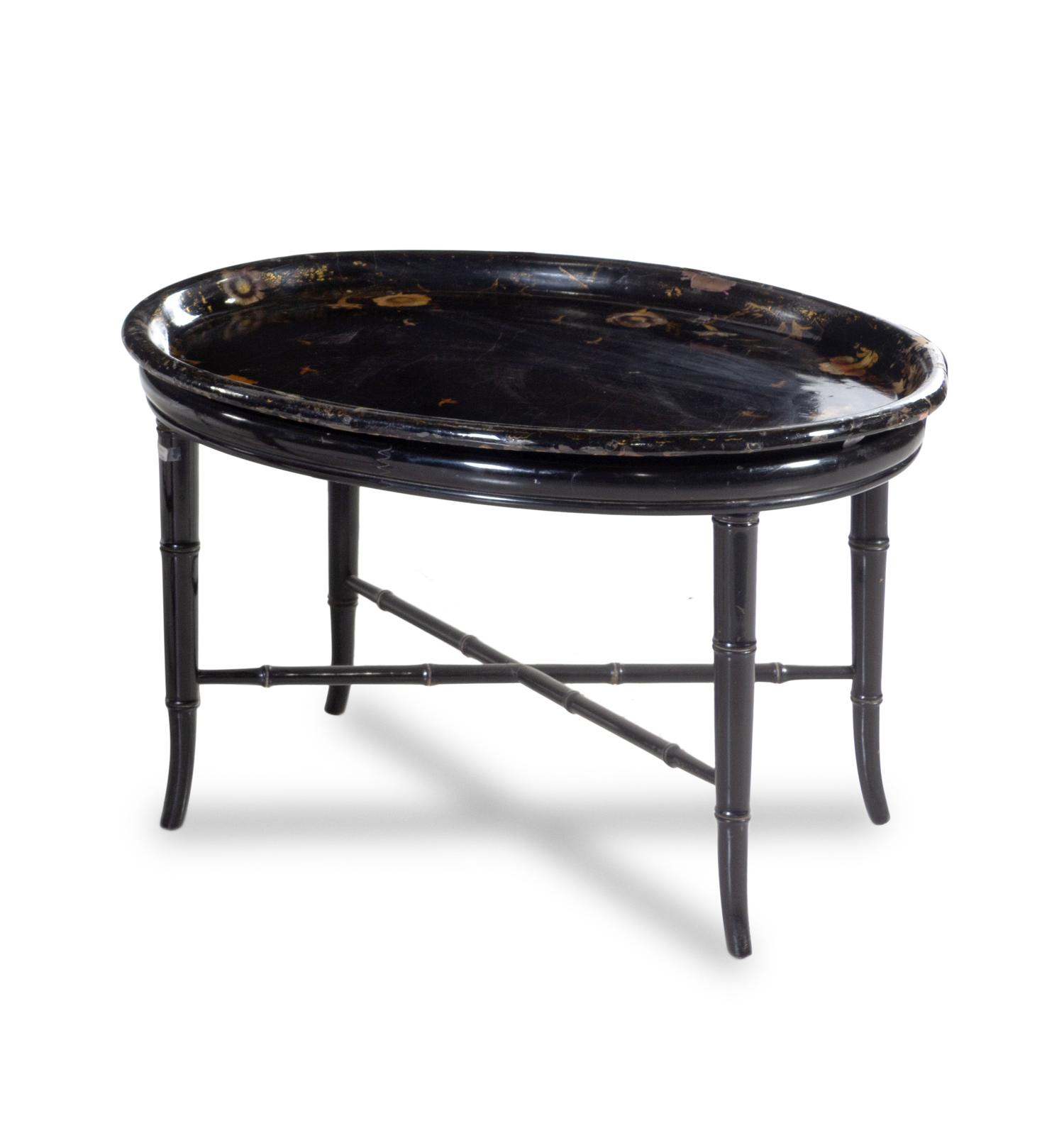 A Victorian Lacquered Tray