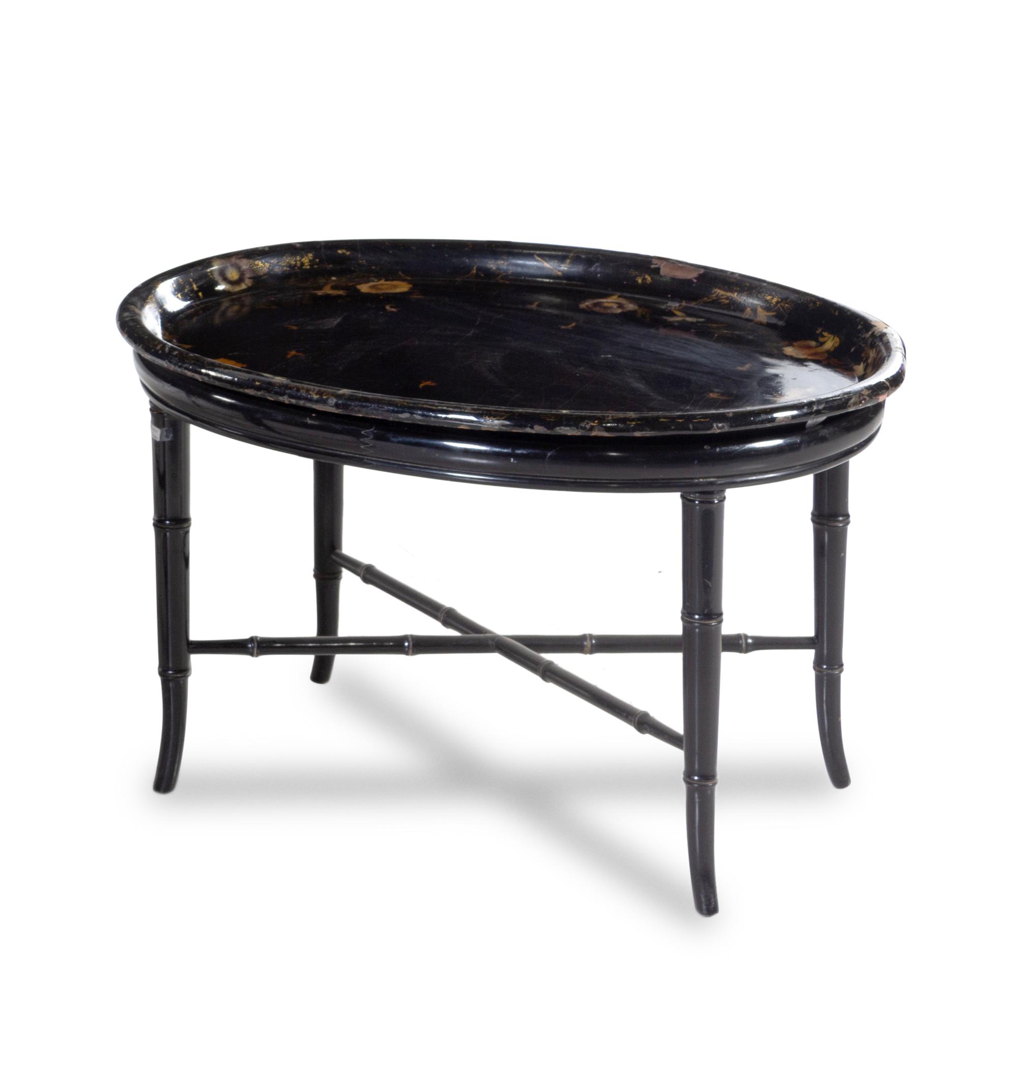 A Victorian Lacquered Tray