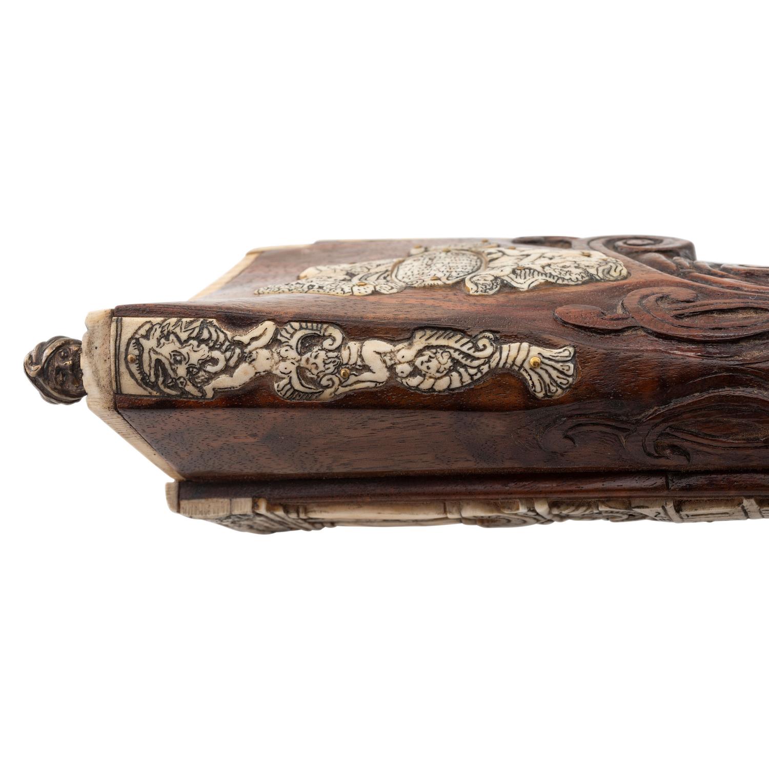 Contemporary Flintlock Rifle with Venus and Adonis Motifs