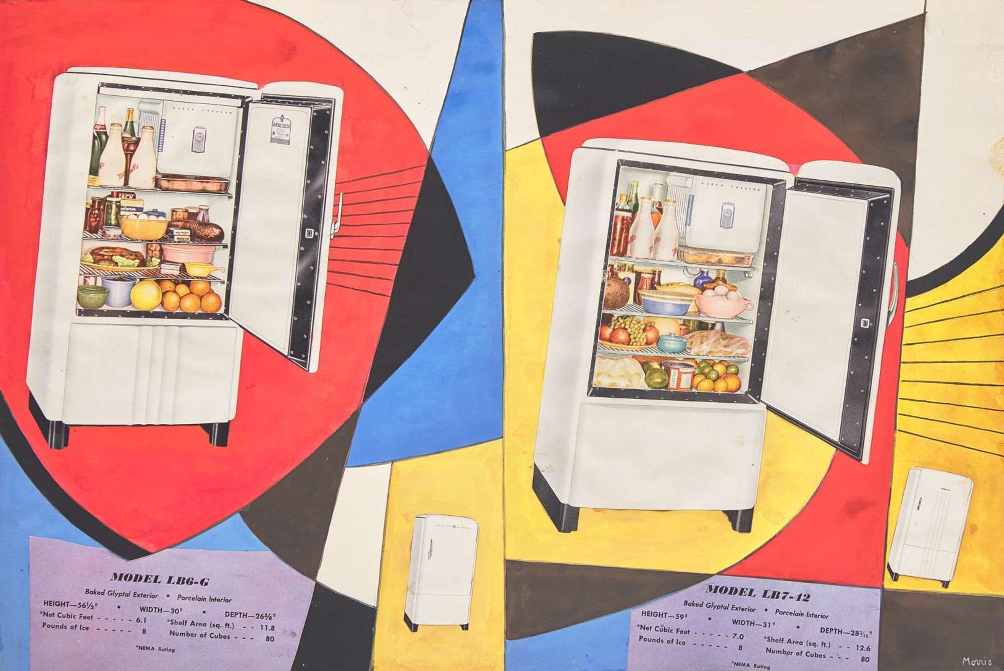 George L.K. Morris (American, 1905-1975) - Two Refrigerators