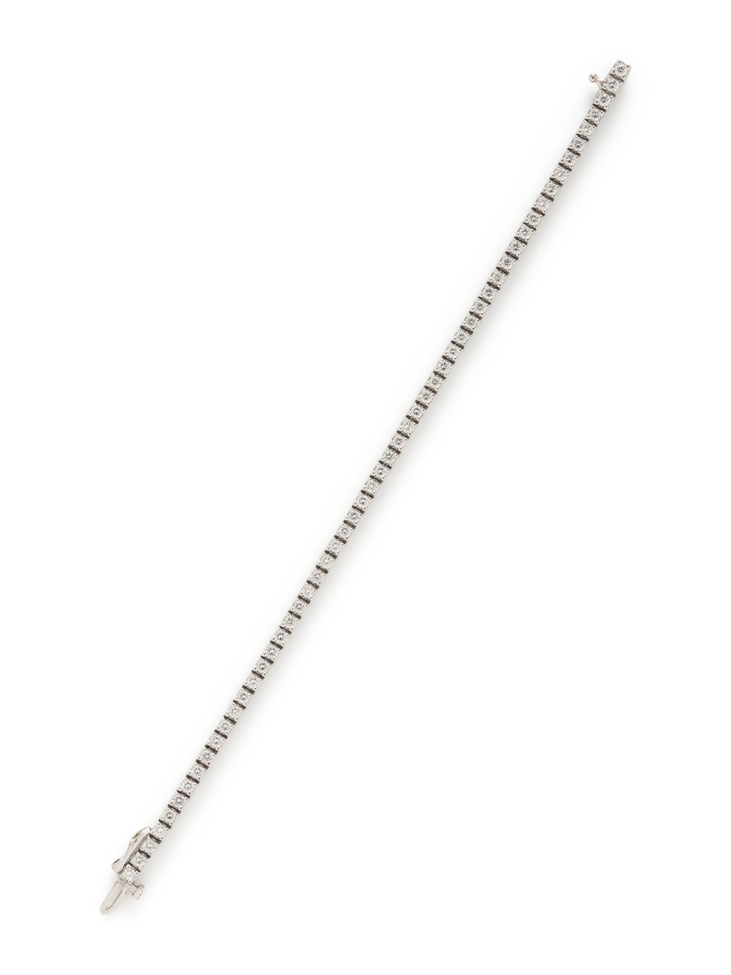 DIAMOND AND WHITE GOLD BRACELET