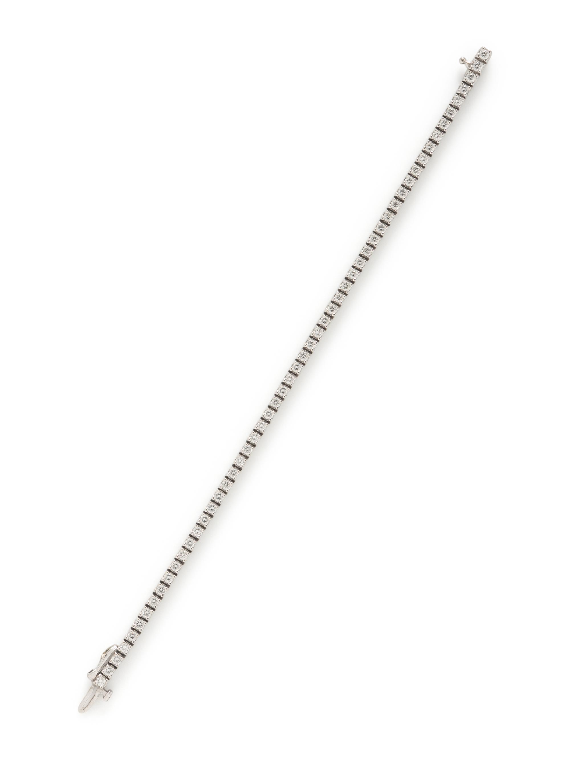 DIAMOND AND WHITE GOLD BRACELET
