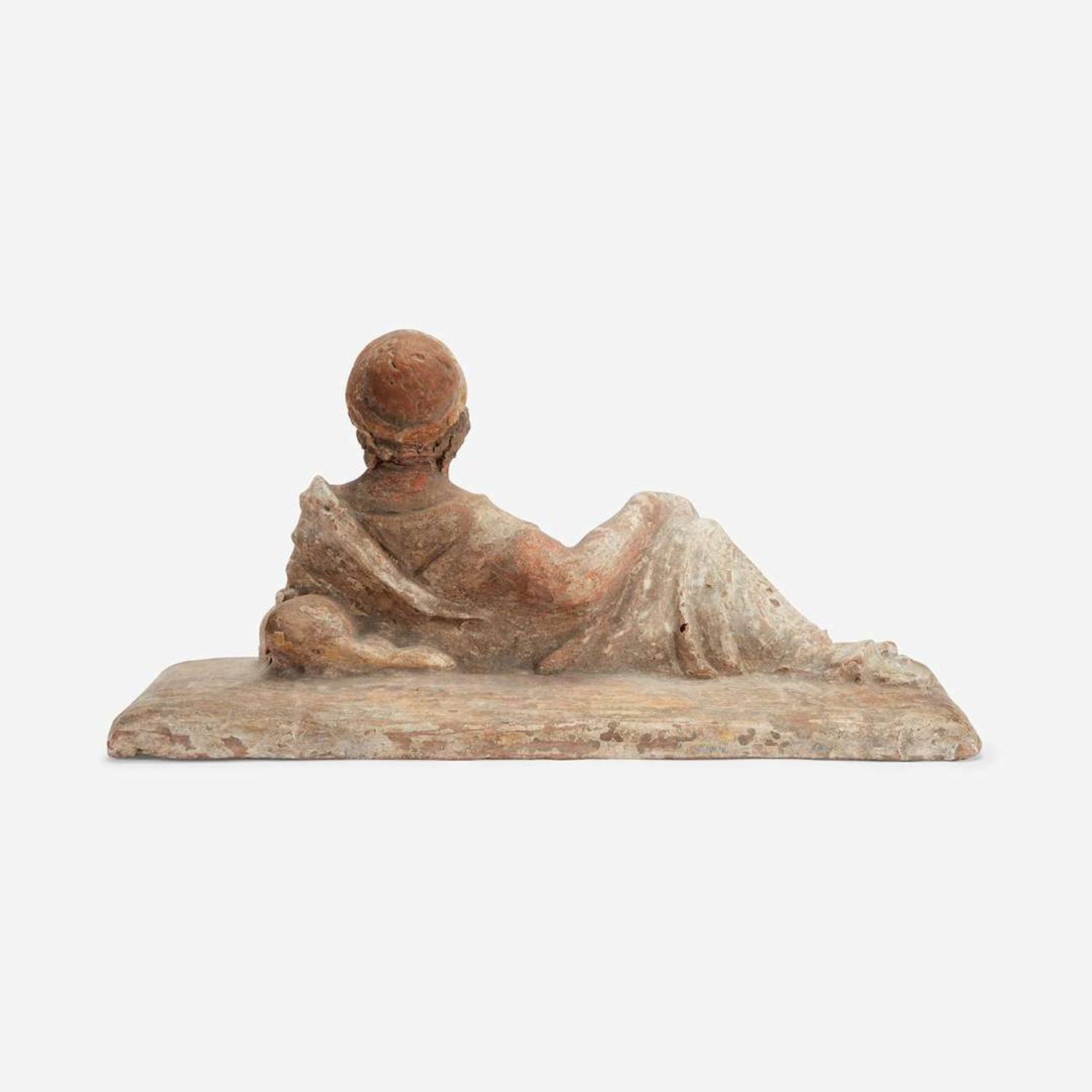 An Etruscan Cinerary Urn Lid Etruria, late 3rd-early 2nd century B.C.