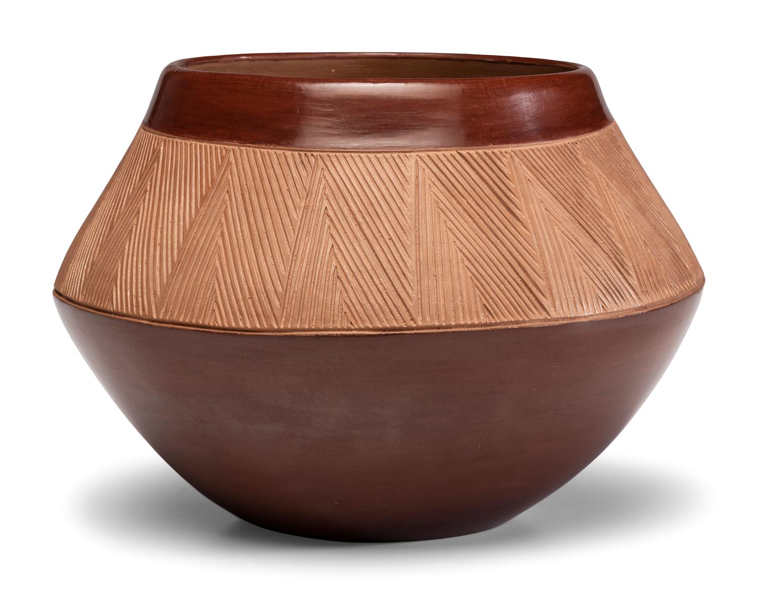 Incised Redware Jar