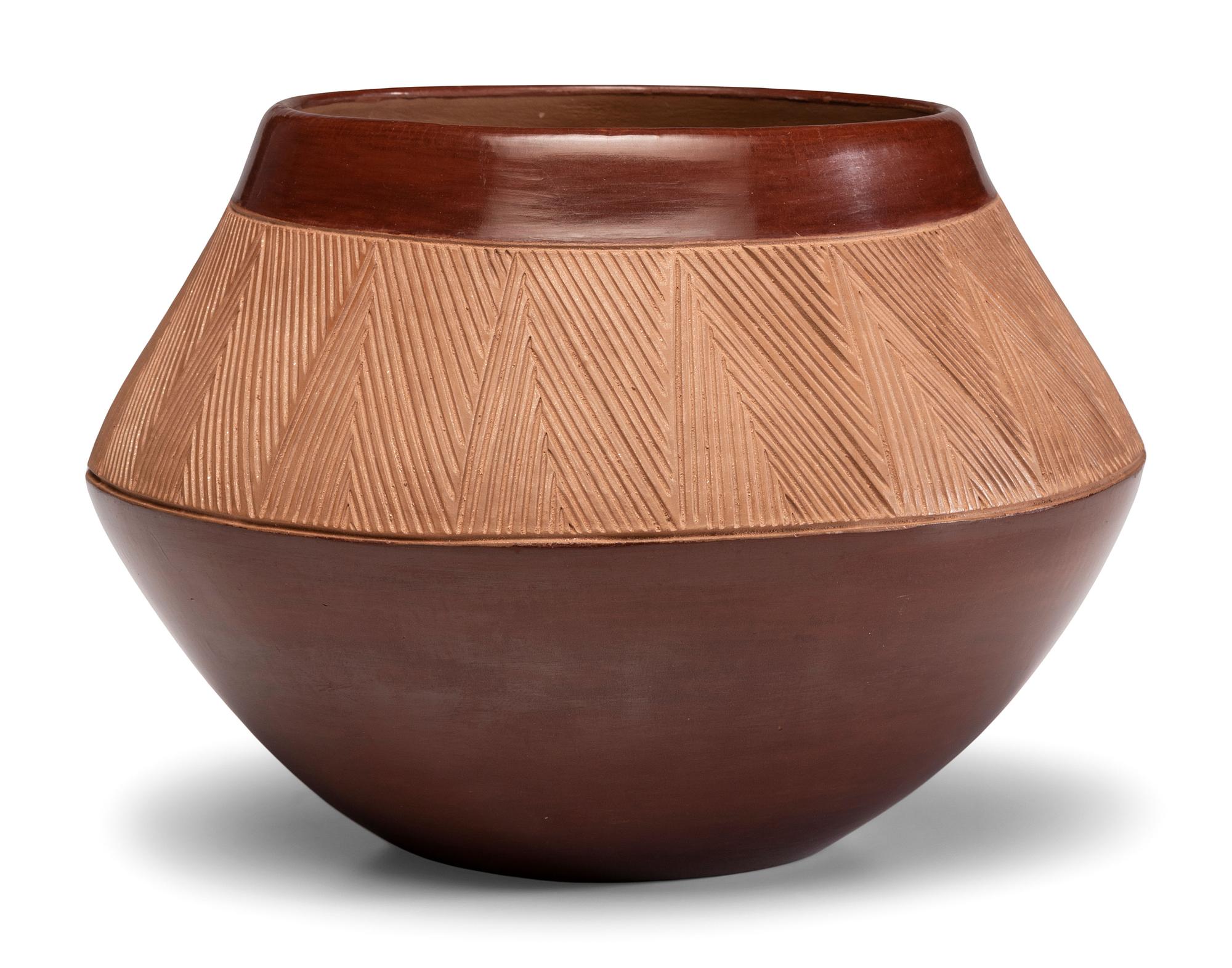 Incised Redware Jar