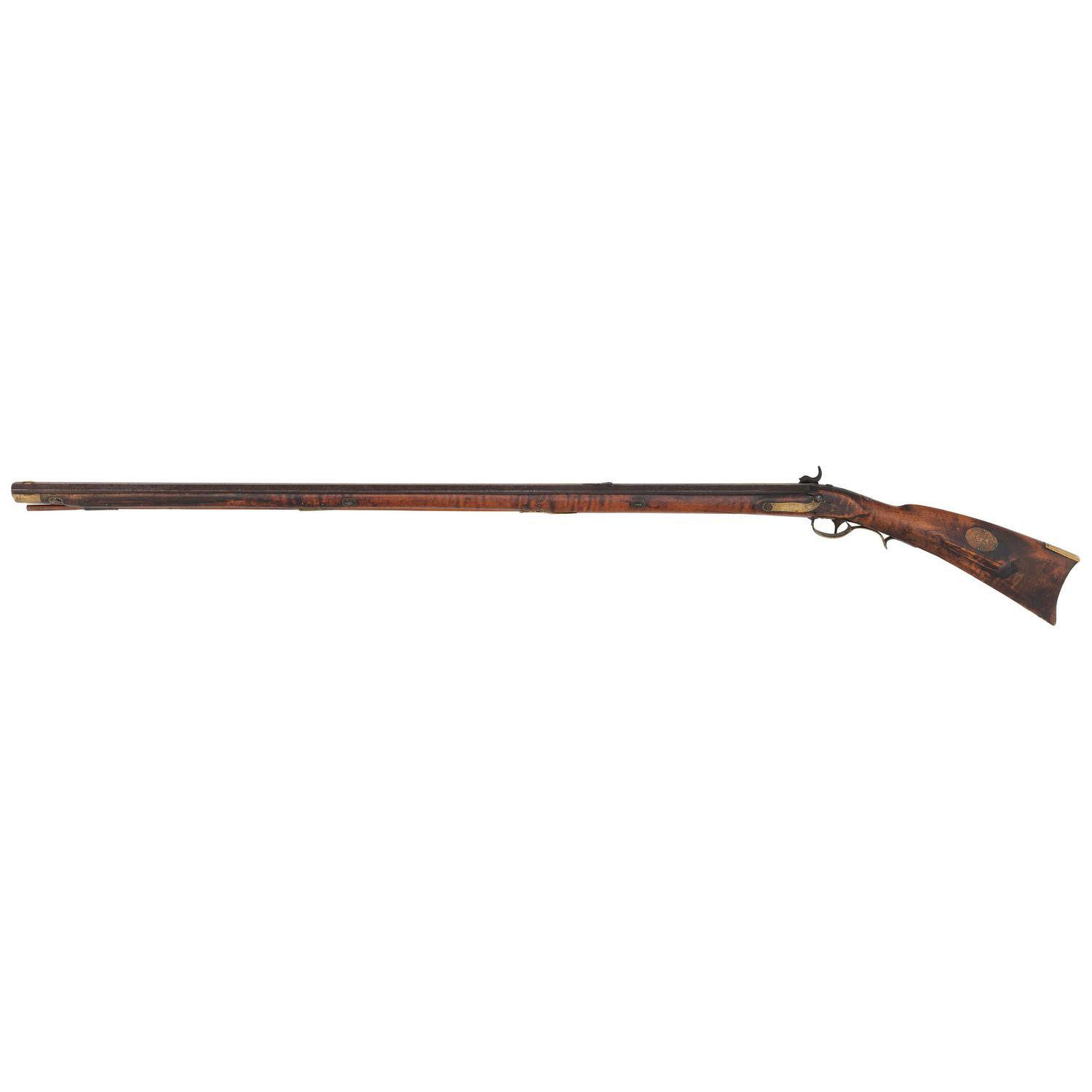 Fullstock Percussion Pennsylvania Long Rifle by Henry Deringer