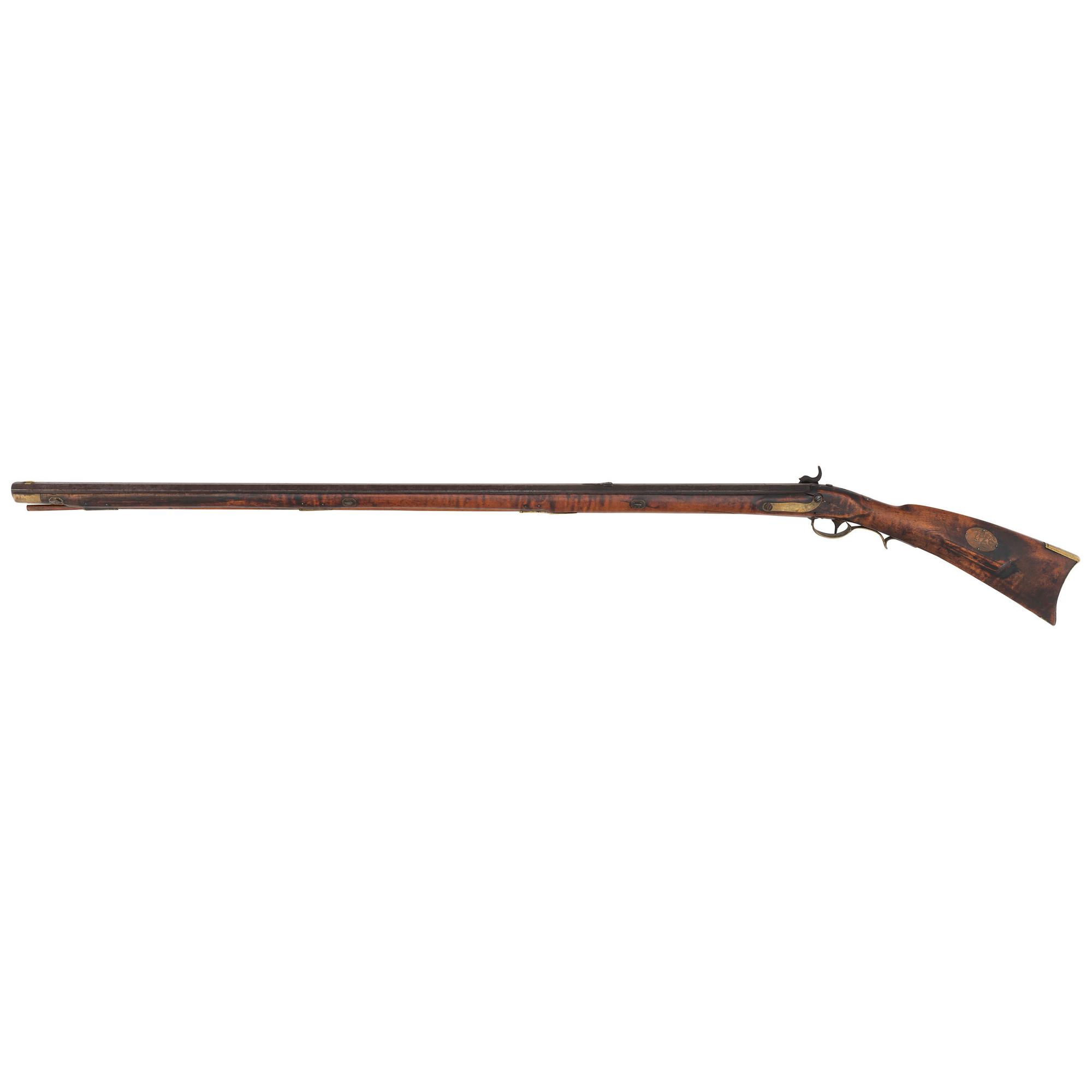 Fullstock Percussion Pennsylvania Long Rifle by Henry Deringer