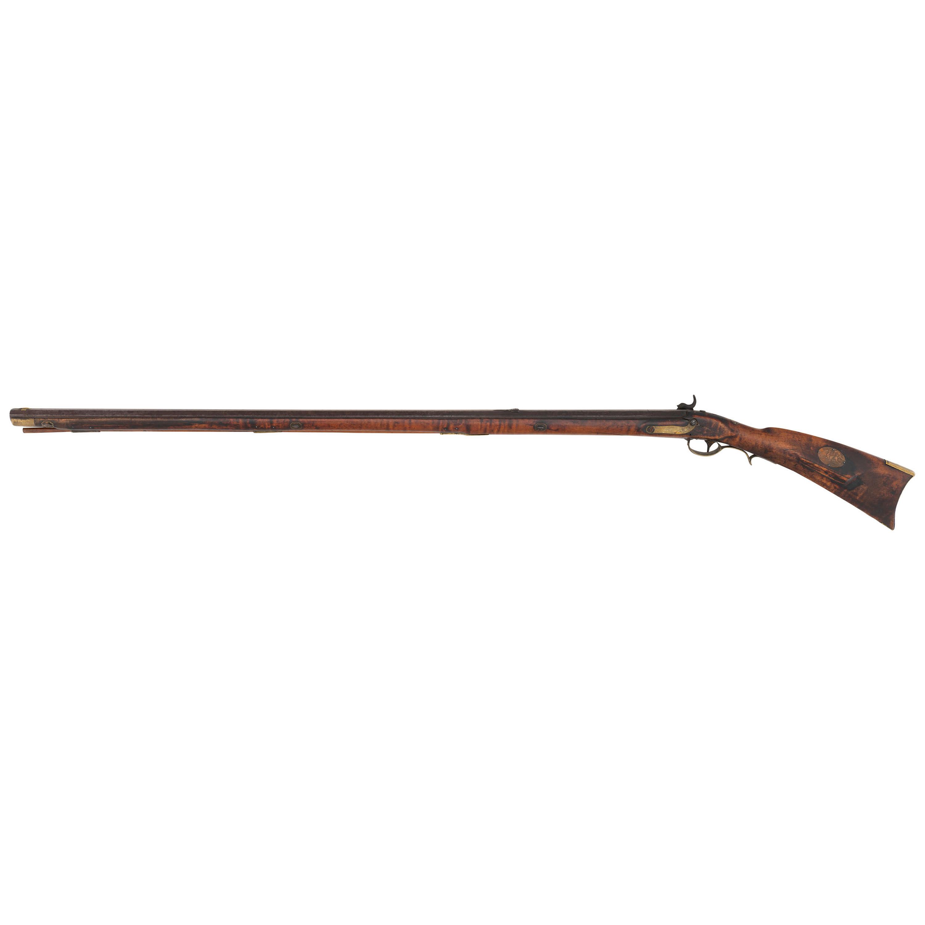 Fullstock Percussion Pennsylvania Long Rifle by Henry Deringer