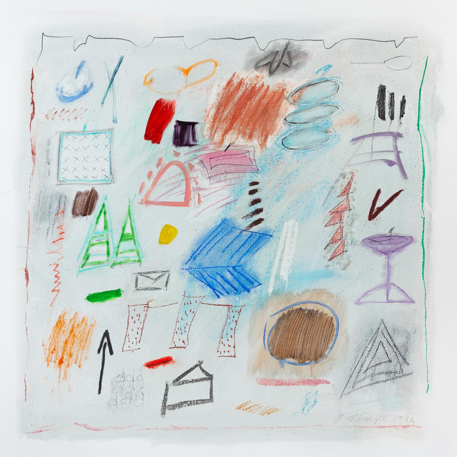Ida Kohlmeyer, (American, 1912-1997), Synthesisk, 1982