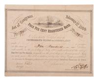 [CIVIL WAR - CONFEDERATE]. A large group of Confederate bonds.