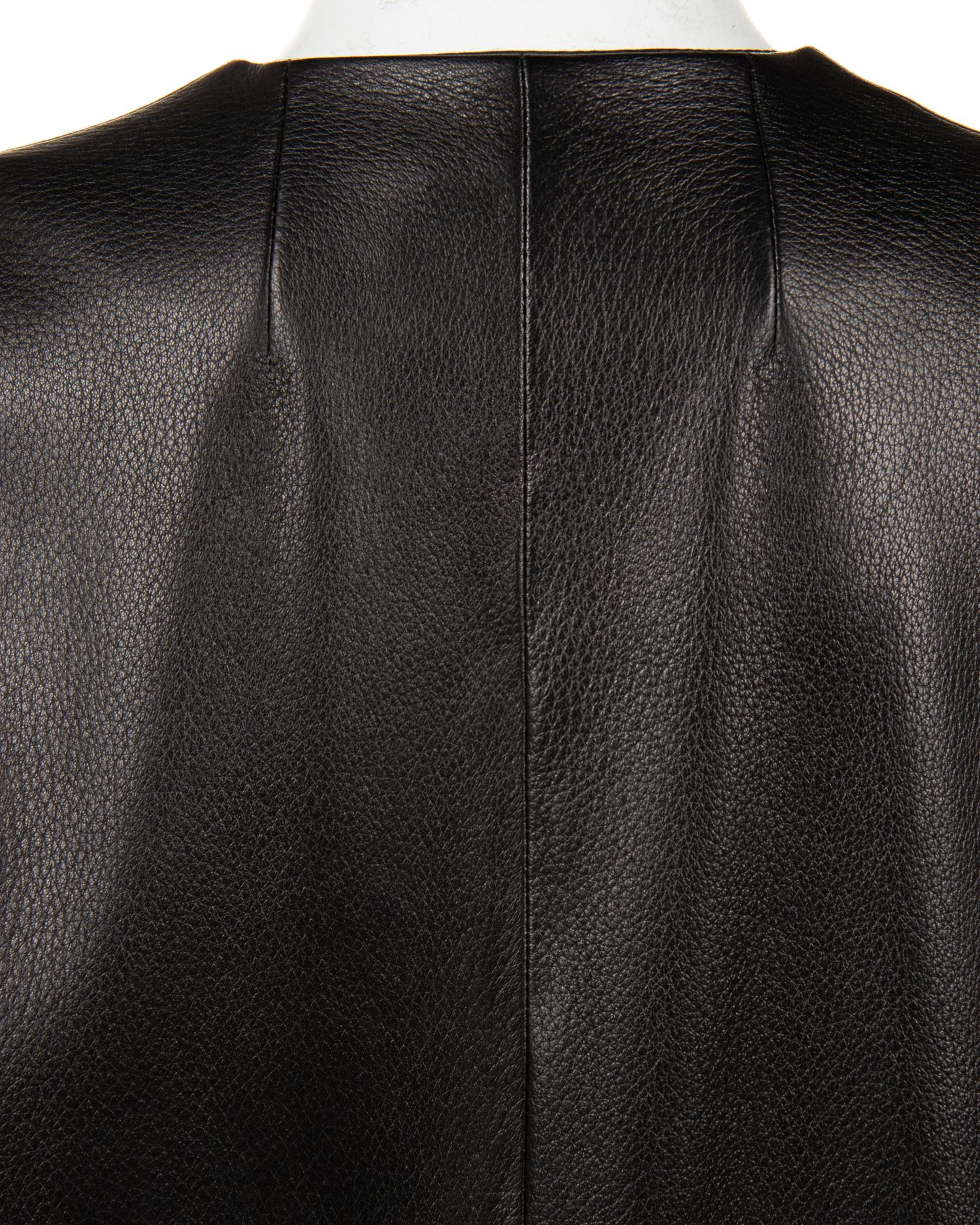 The Row Deerskin Leather Wrap Coat