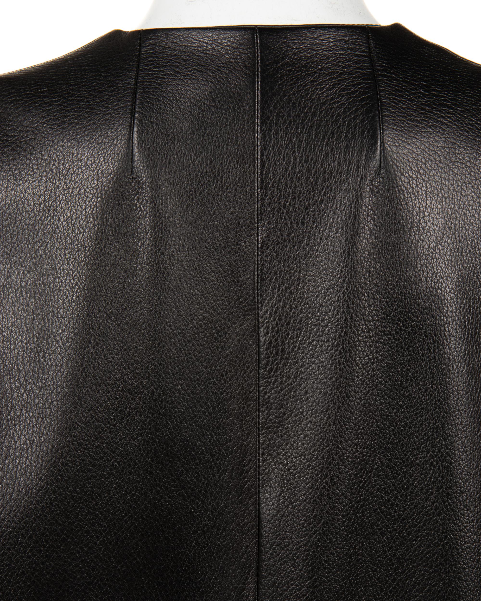 The Row Deerskin Leather Wrap Coat
