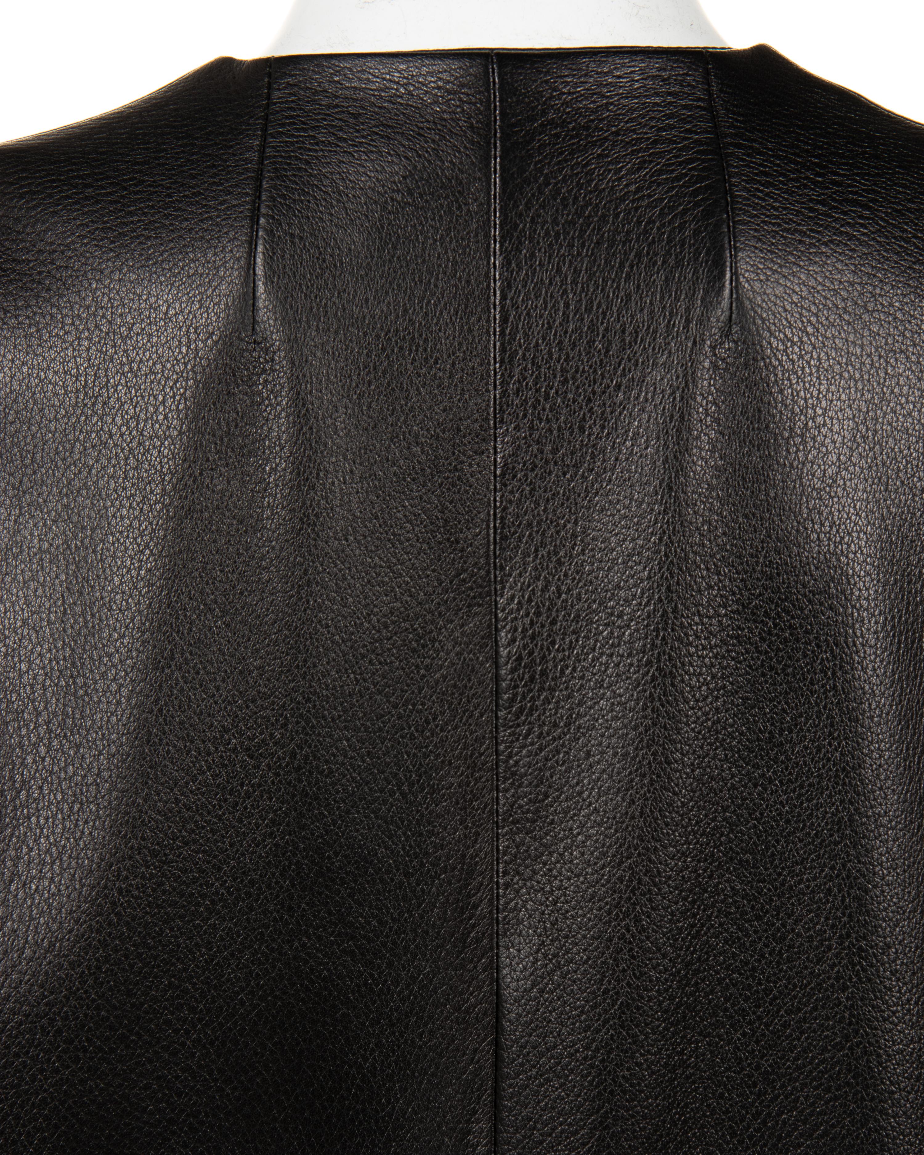 The Row Deerskin Leather Wrap Coat