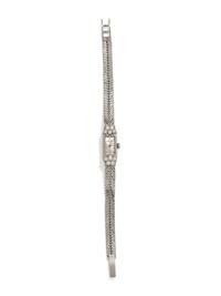 MATHEY-TISSOT, 14K WHITE GOLD AND DIAMOND WRISTWATCH