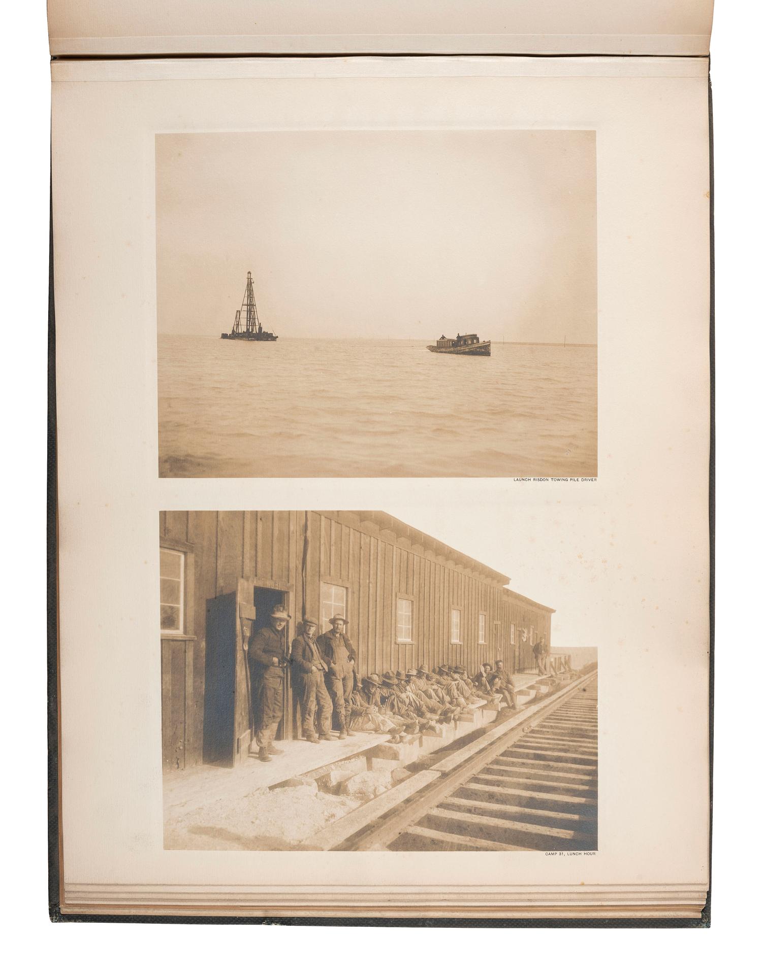 [WESTERN AMERICANA] -- [UTAH & NEVADA]. Opening of the Ogden and Lucin Cut-Off November 26th, 1903 by Mr. E.H. Harriman, President of the Southern Pacific Company .