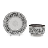 A Tiffany and Co. Silver Child’s Bowl and Underplate