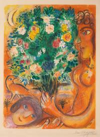 Femme au bouquet