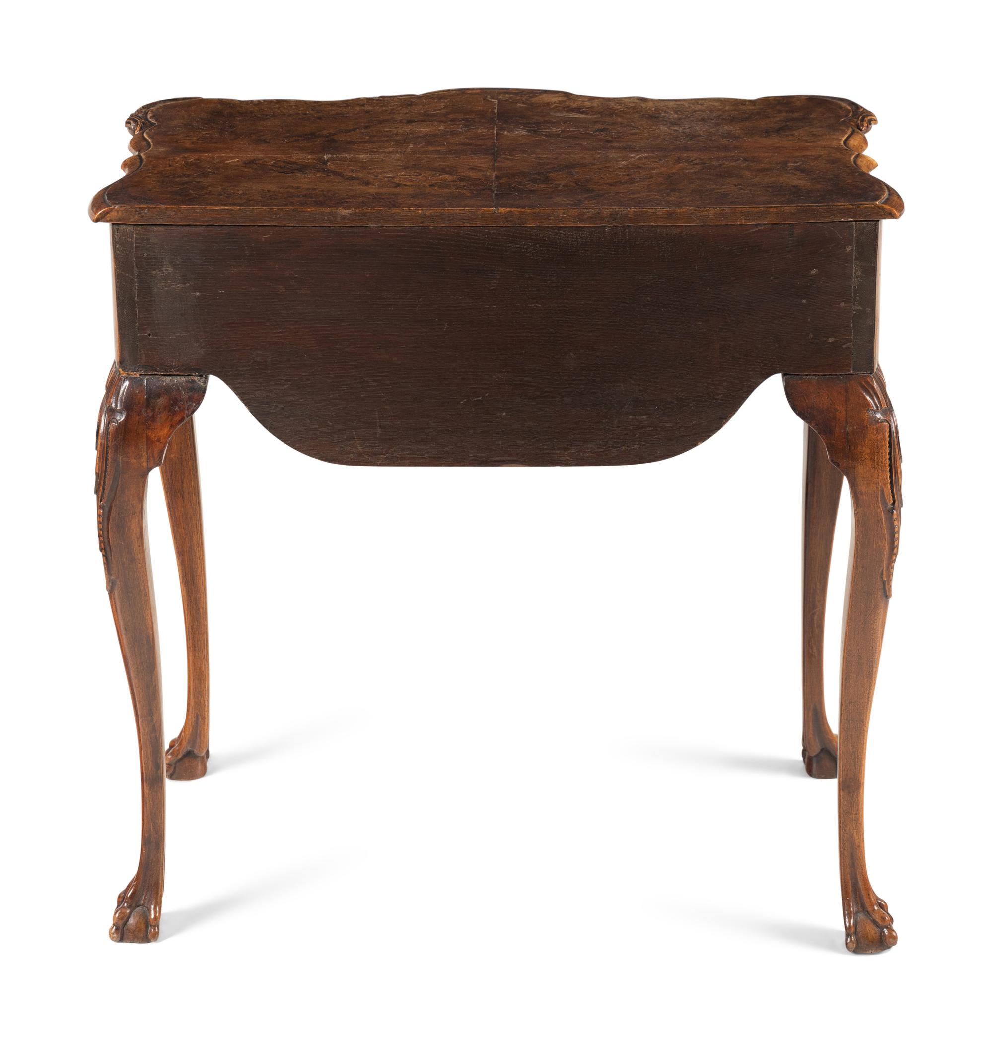 A Dutch Walnut Dressing Table