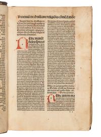 BERNARDINUS SENENSIS, Saint (1380-1444). Quadragesimale de christiana religione . [Basel: Johann Amerbach, not after 1489].