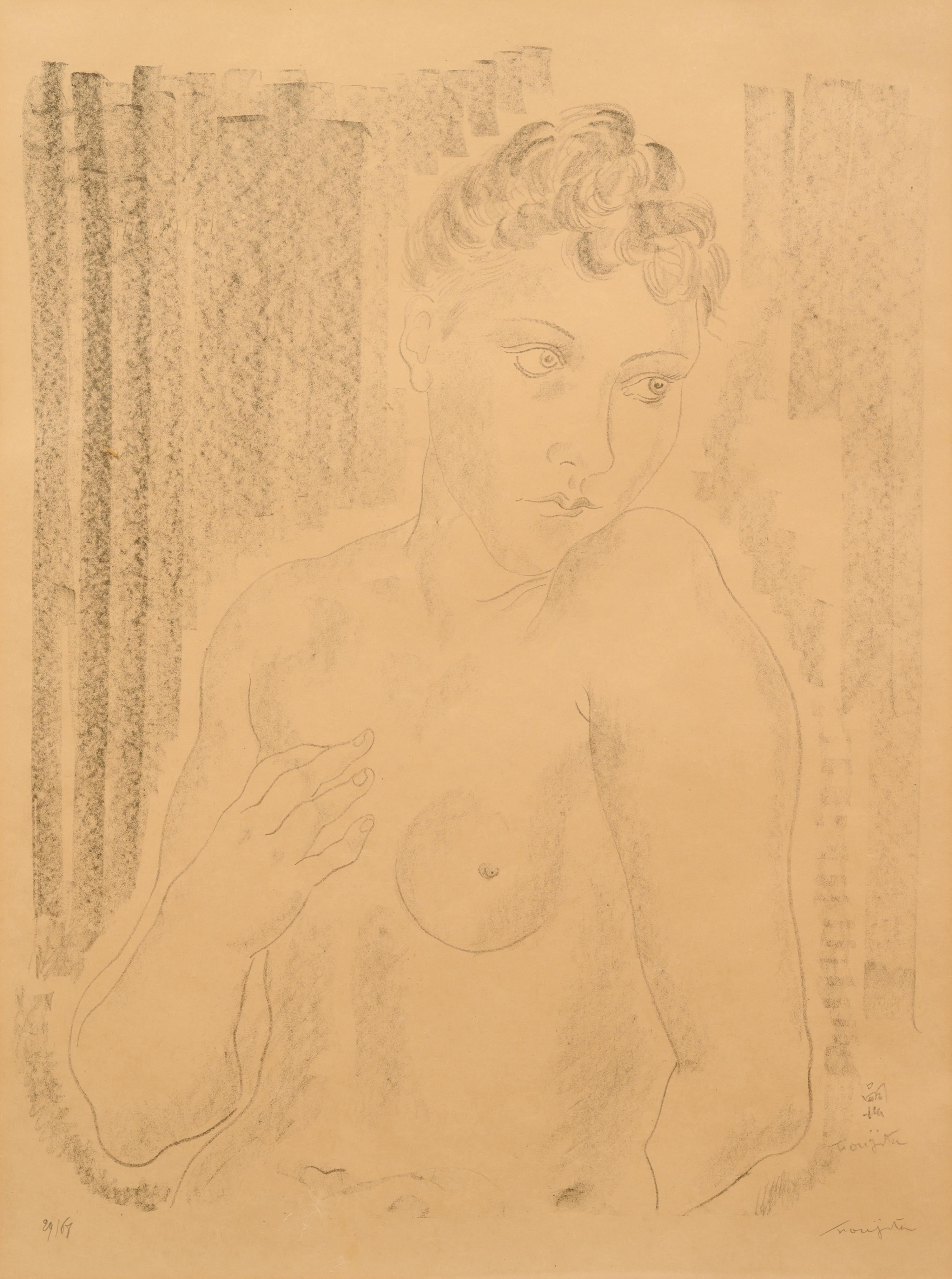 Femme nue a mi-corps