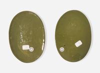 A Pair of Wedgwood Frederick Alfred Rhead Pâte-Sur-Pâte Plaques, UK, late 19th century