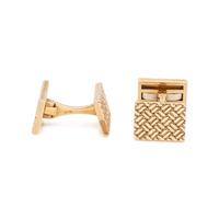VAN CLEEF & ARPELS, YELLOW GOLD CUFFLINKS