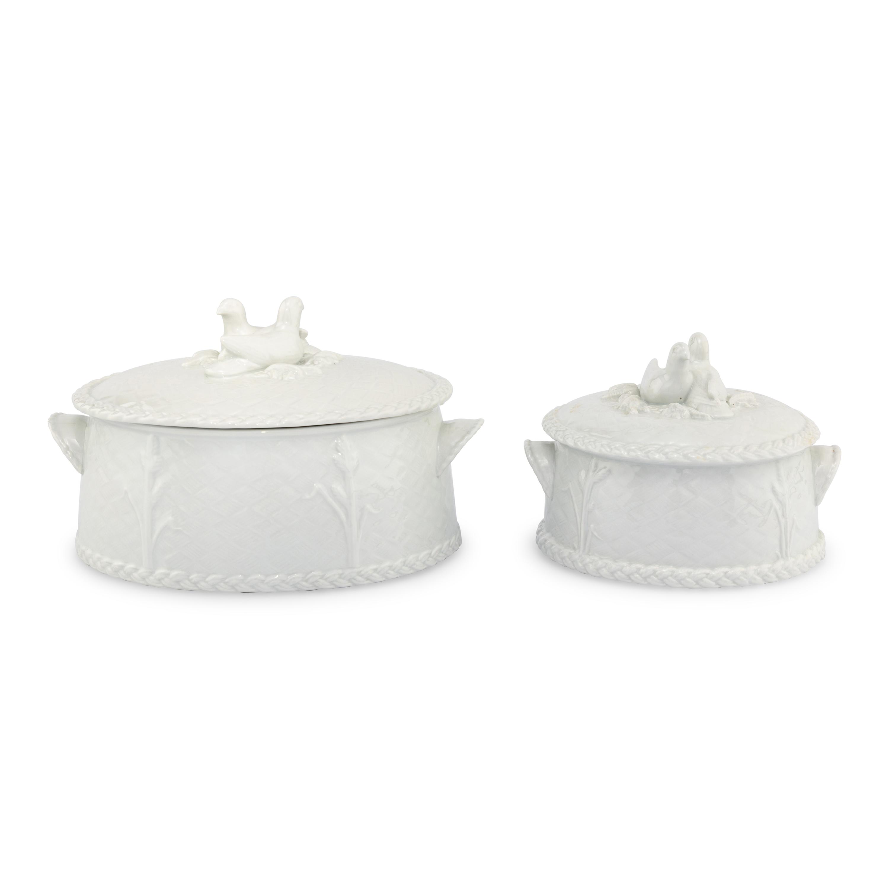 Two Royal Worcester Porcelain Game Tureens