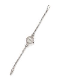 HAMILTON, 14K WHITE GOLD AND DIAMOND WRISTWATCH