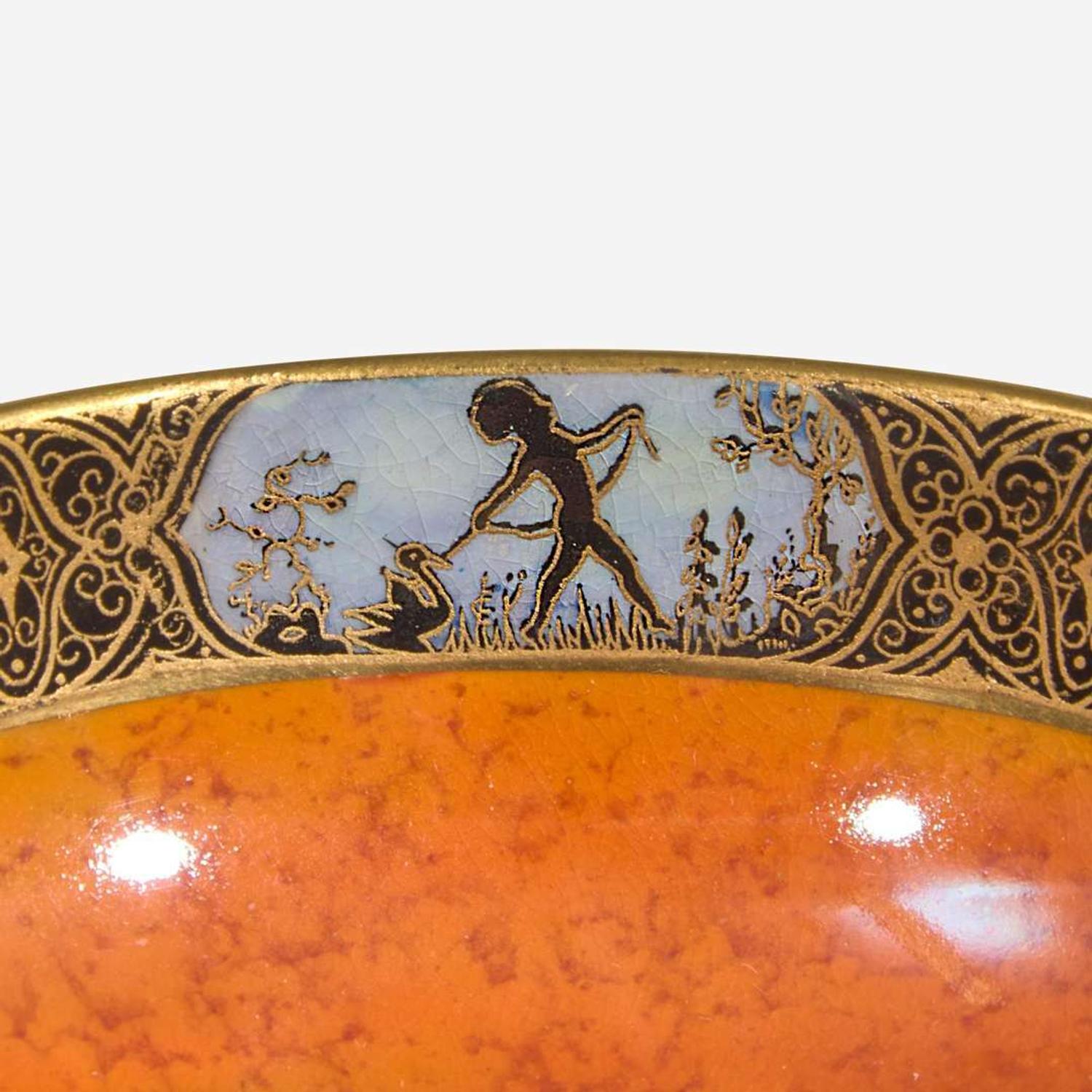 A small Carlton Ware lustre bowl England, 1926-1929