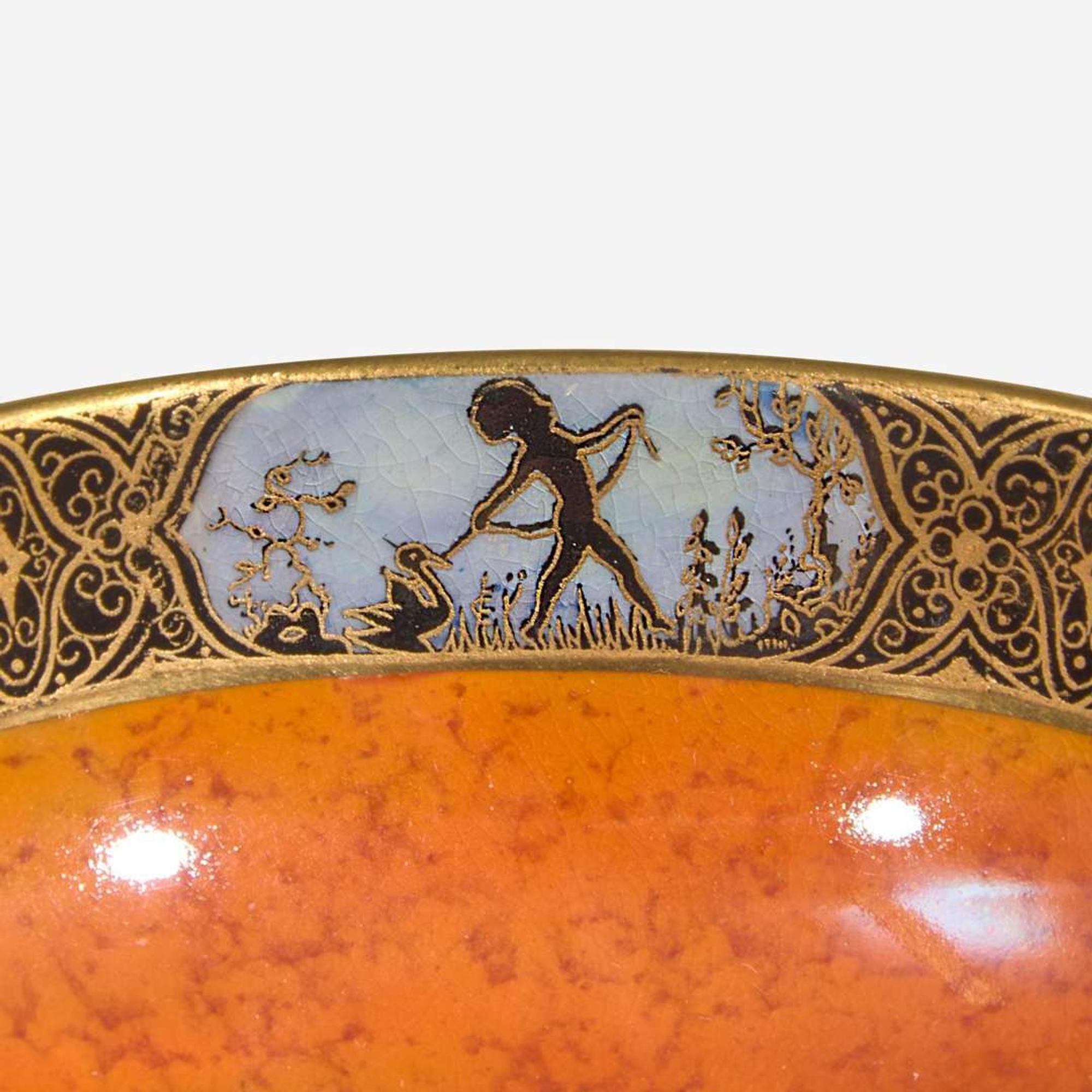 A small Carlton Ware lustre bowl England, 1926-1929