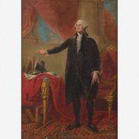 After Gilbert Stuart (1755-1828), American School 19th century The Landsdowne Portrait of George Washington (1732-1799)