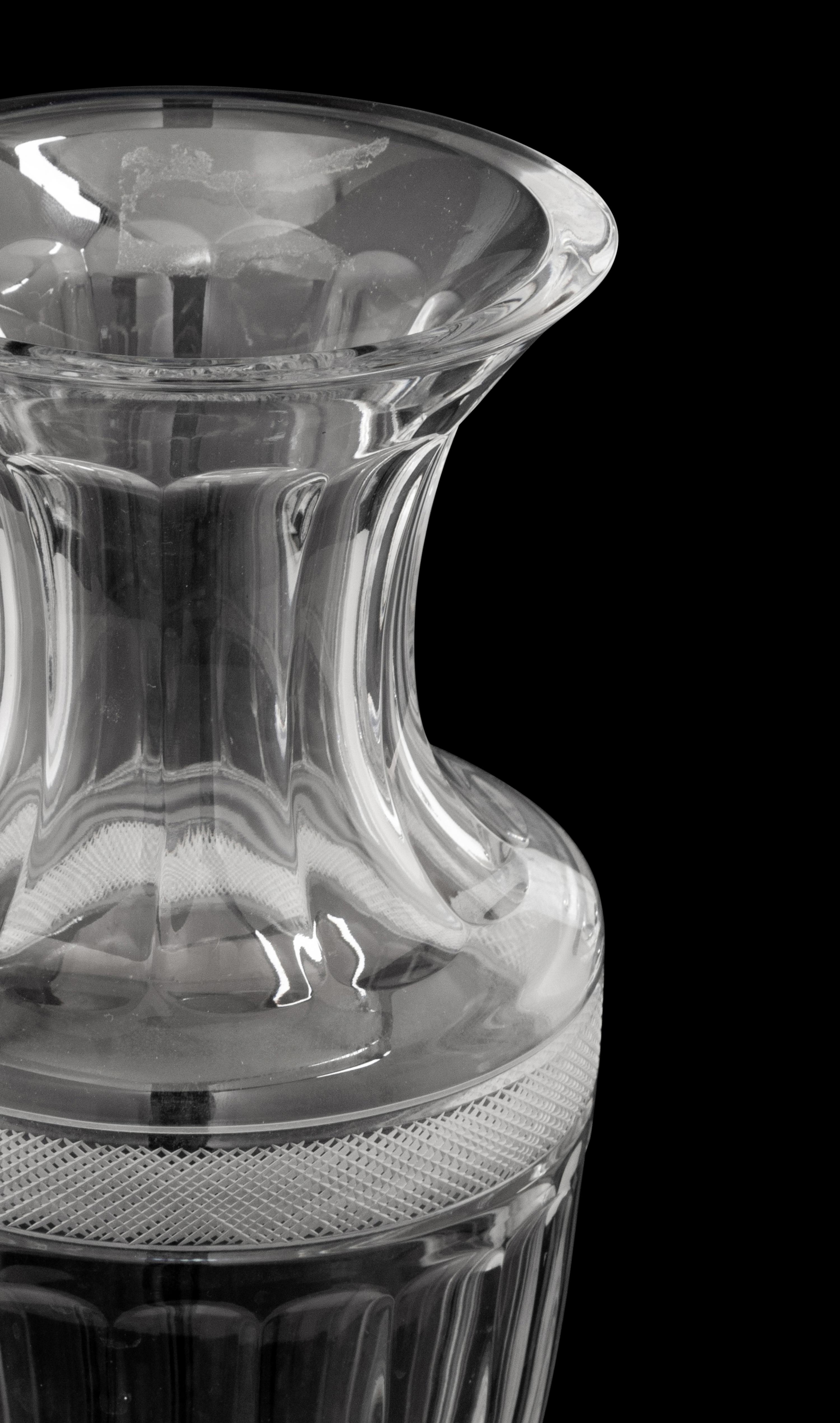A Large Rogaska Glass Vase