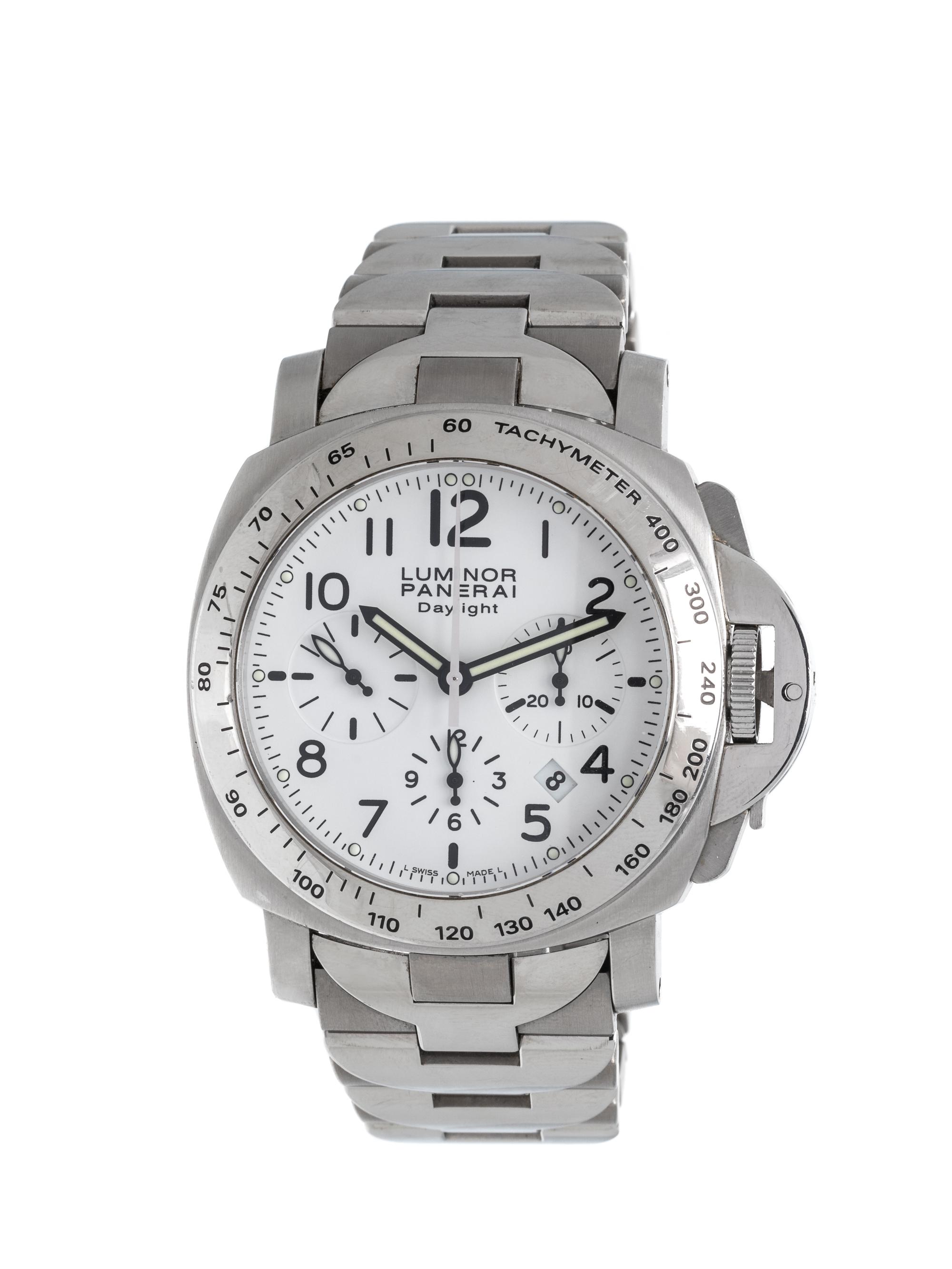 PANERAI, STAINLESS STEEL REF. OP 6637 'LUMINOR DAYLIGHT' WRISTWATCH