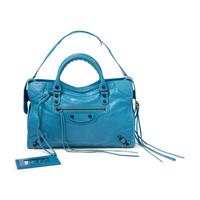 BALENCIAGA, SKY BLUE MEDIUM CITY BAG