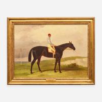 Harry Hall (British, 1814-1882) Admiral Harcourt’s 'Ellington,' Winner of the Derby, 1856