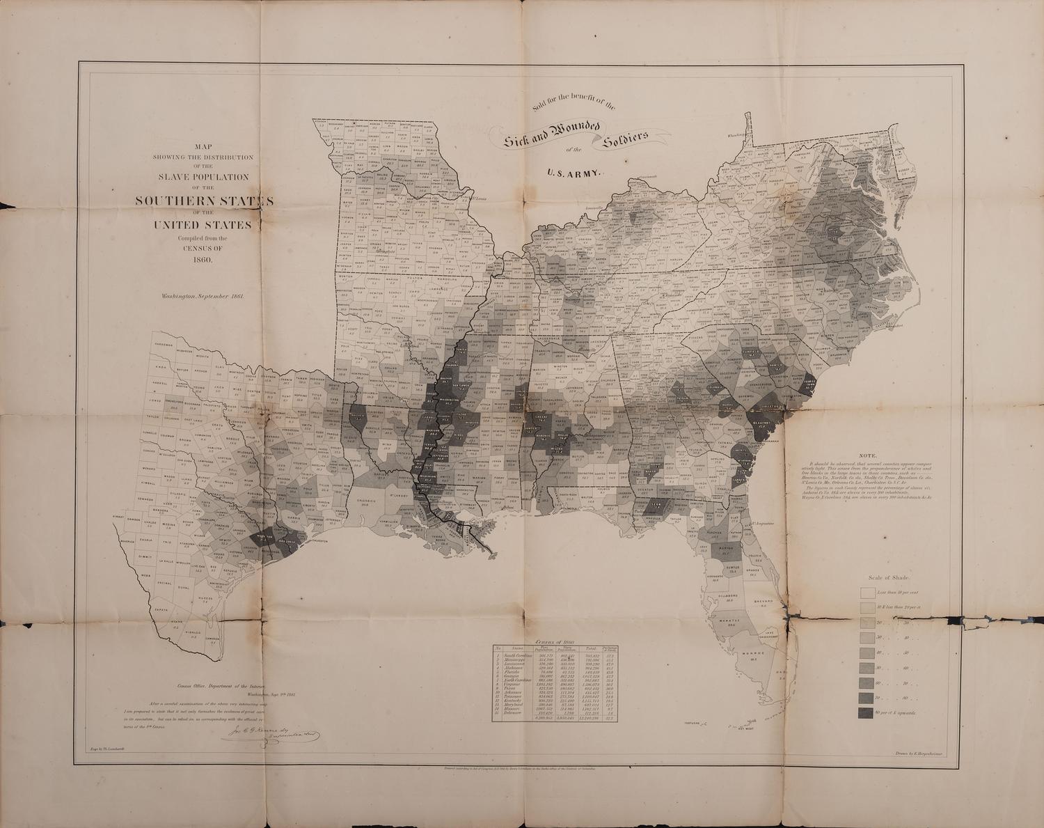 [SLAVERY & ABOLITION]. HERGESHEIMER, Edwin (1835-1889), artist. Thomas Leonhardt (fl. 1859-1860), engraver.