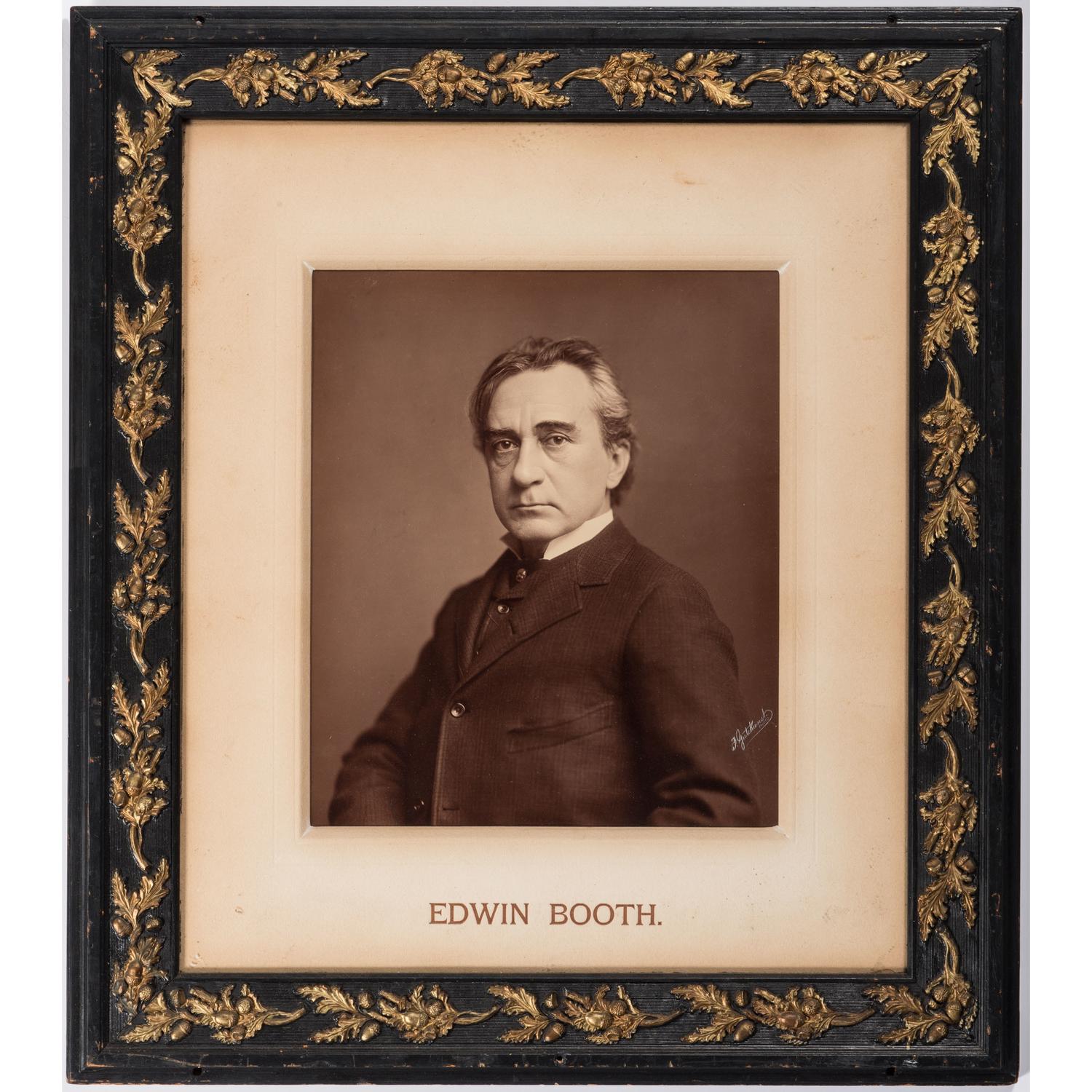 Edwin Booth, Brother of John Wilkes Booth, & Lawrence Barrett, Large Format Photographs by Gutekunst