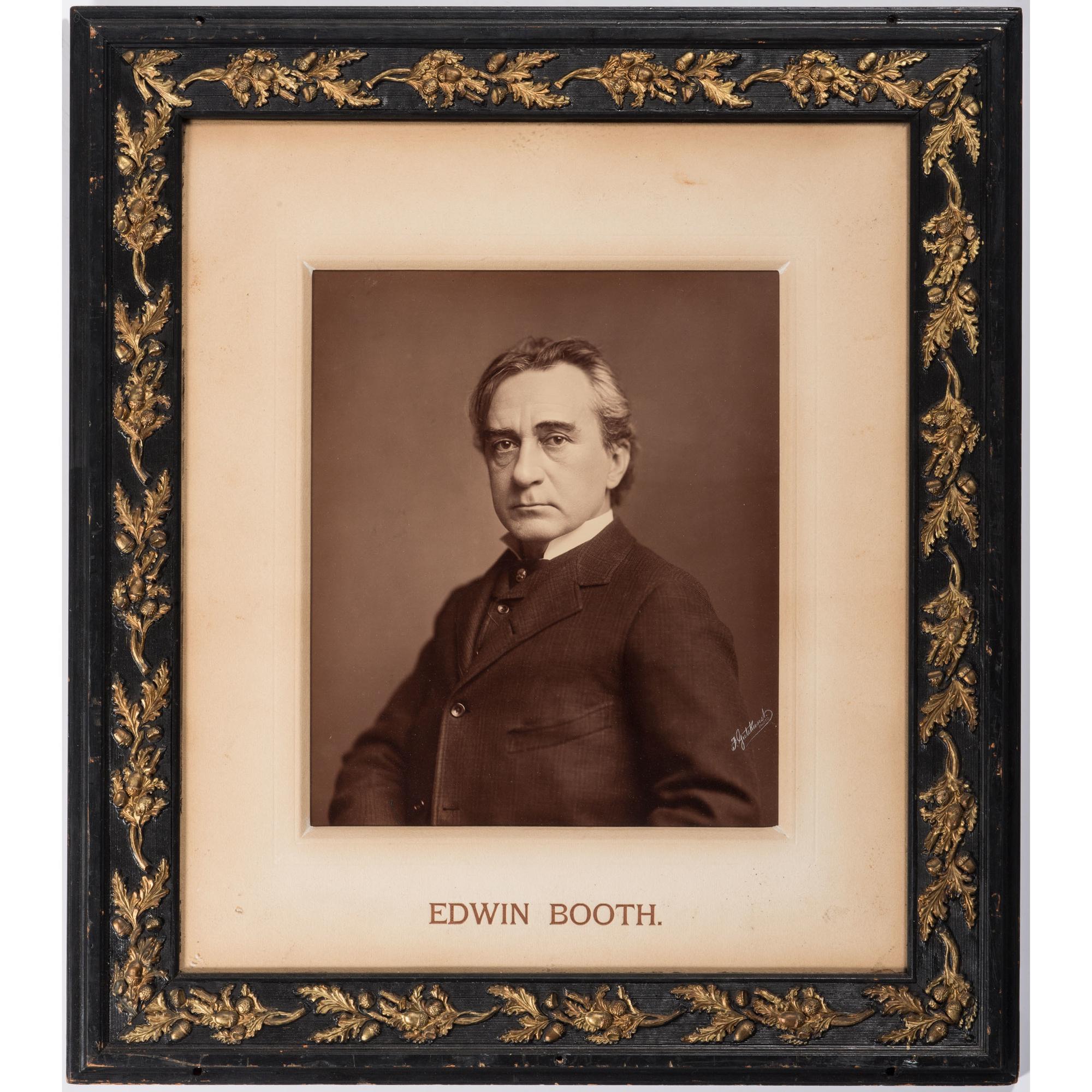 Edwin Booth, Brother of John Wilkes Booth, & Lawrence Barrett, Large Format Photographs by Gutekunst