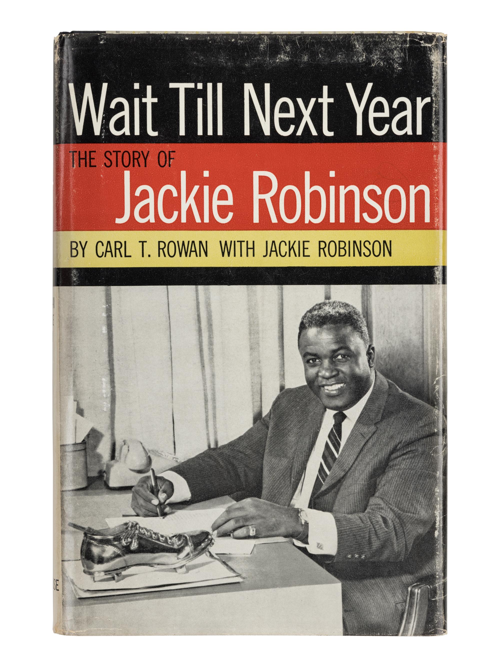 A Jackie Robinson Signed Autograph First Edition of "Wait Till Next Year" (Beckett Authentication Services Letter),