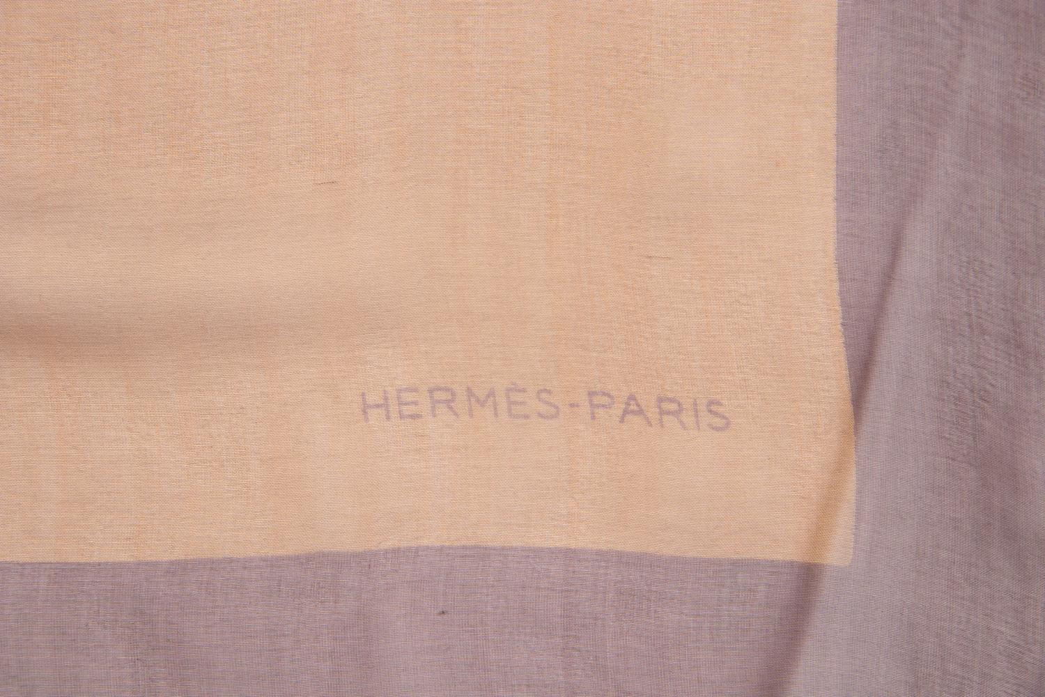 Four Hermès 140cm Silk Chiffon Scarves