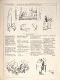 [CHILDREN'S BOOKS]. MILNE, Alan Alexander (1882-1956). "When We Were Very Young" in: Punch, or the London Charivari . Vol. CLXVI . London: Published at the Office, June 1924.