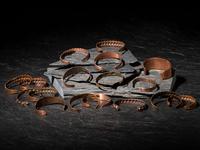 Fred Harvey Era Copper Trade Cuff Bracelets