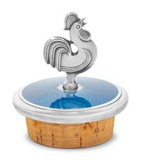 A Norwegian Silver and Enamel Cocktail Shaker