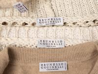Brunello Cucinelli, Four Knit Tops