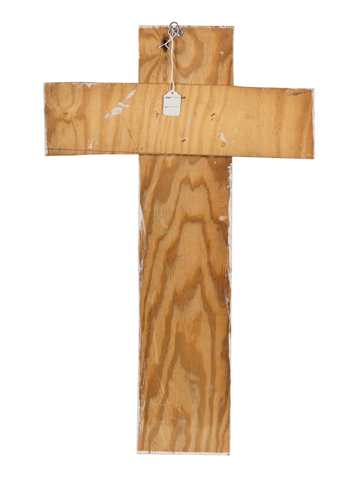 Untitled (Green Christ Crucifix)