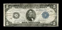 A United States Series 1914-G $5 Federal Reserve Note